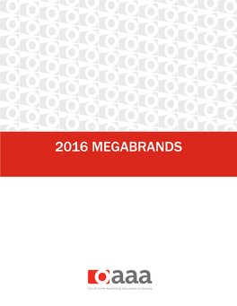 2016 Megabrands Table of Contents