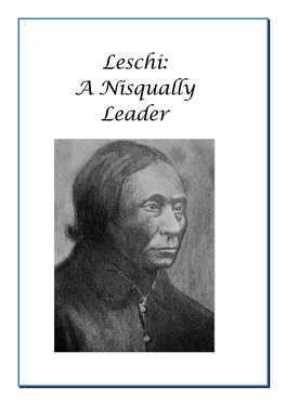 Leschi: a Nisqually Leader