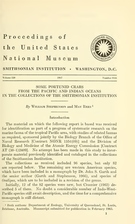 Proceedings of the United States National Museum