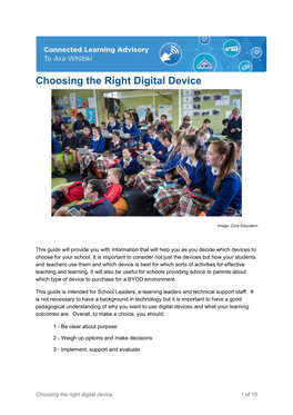 Choosing the Right Digital Device