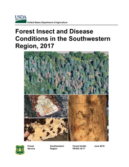 Forest Insect and Disease Conditions in the Southwestern Region, 2017