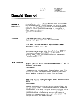 Donald Bunnell