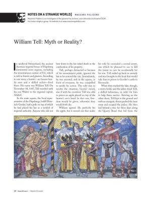 William Tell: Myth Or Reality?