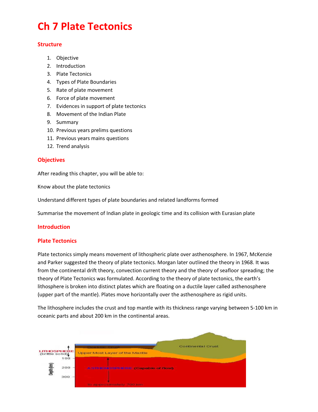 Plate Tectonics