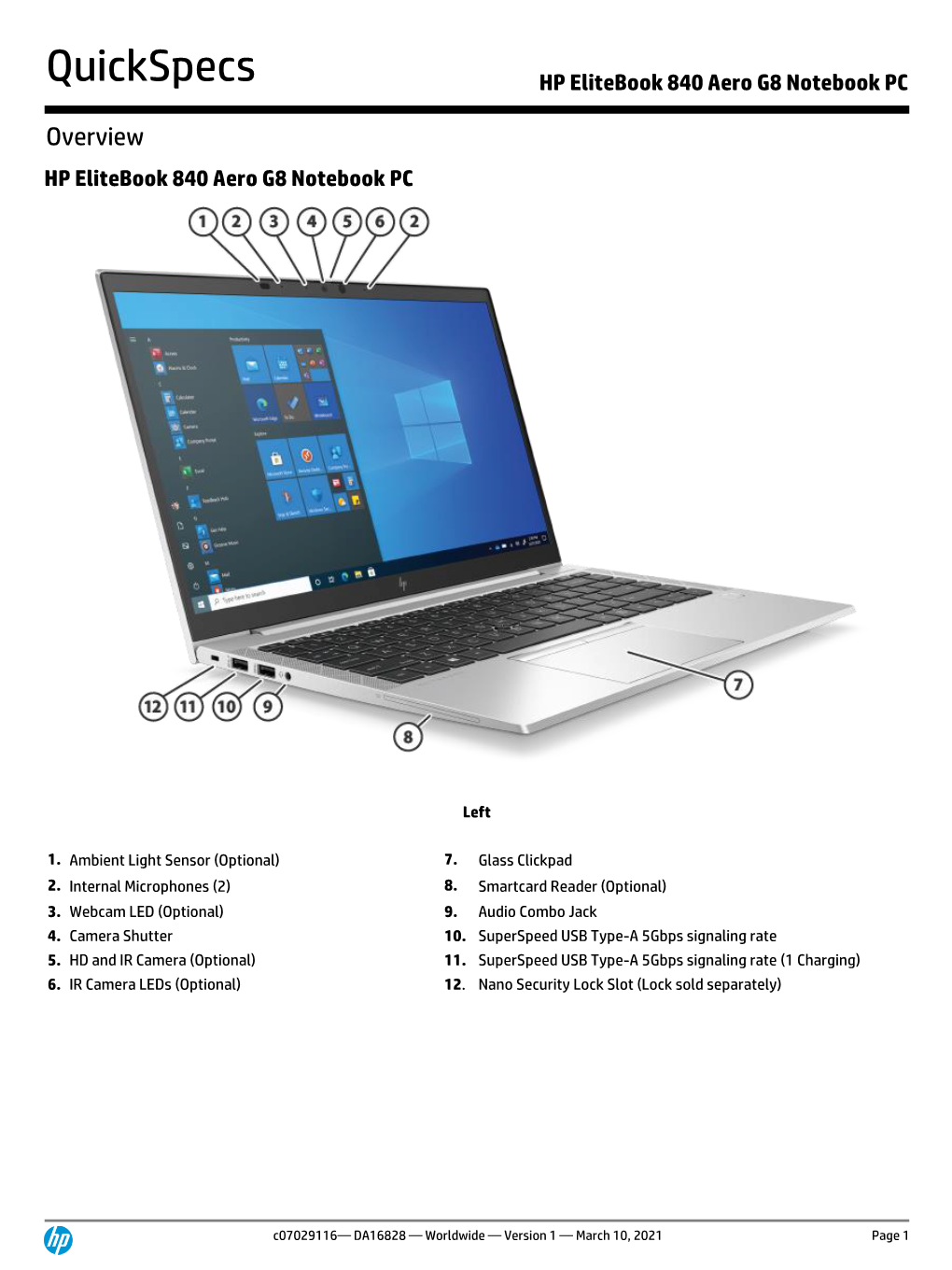 HP Elitebook 855 G7 Notebook PC