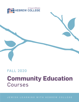 Community Education Courses