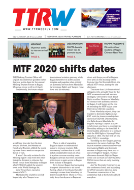 MTF 2020 Shifts Dates