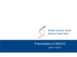 HSN Presentation to NEACC