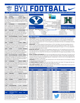 Byu Football Media Information-2