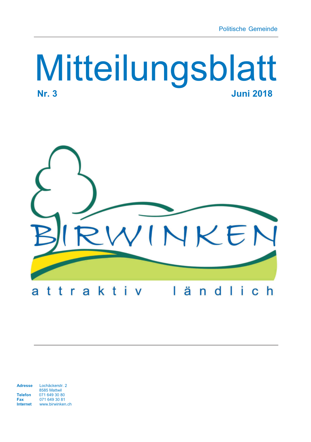 Mitteilungsblatt Nr