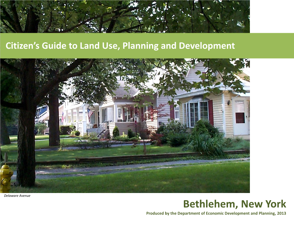 Guide to Land Use, Planning and Development