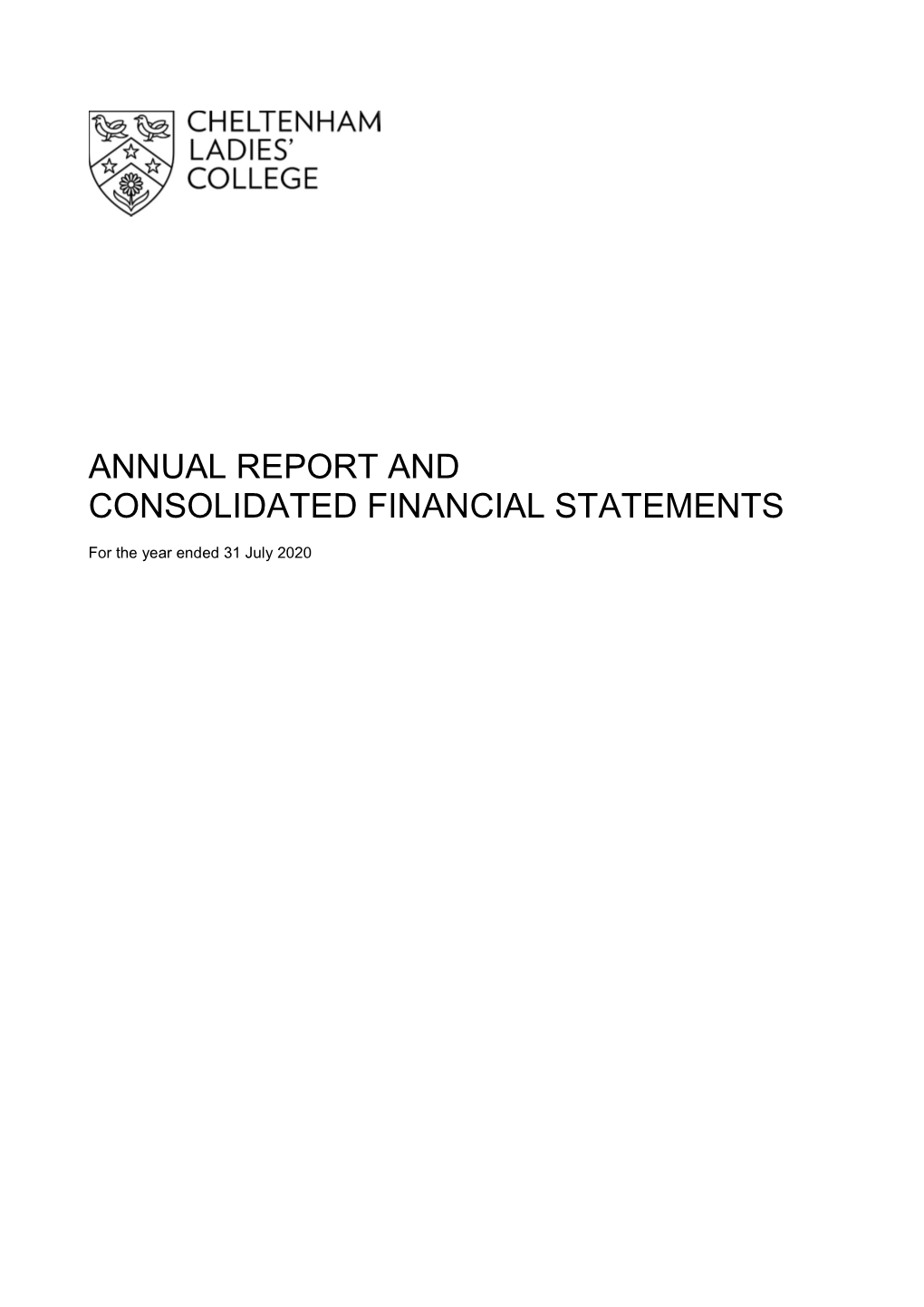 Annual Report and Consolidated Financial Statements
