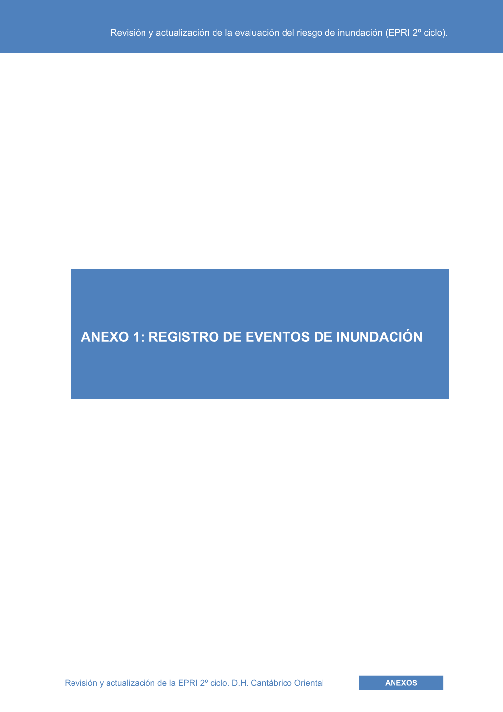 Registro De Eventos De Inundación