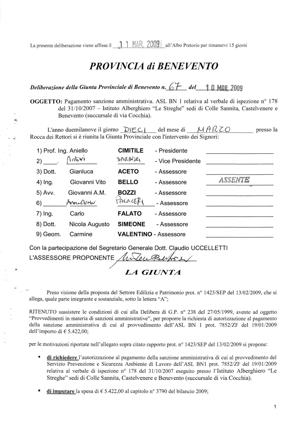 PROVINCIA Di BENEVENTO