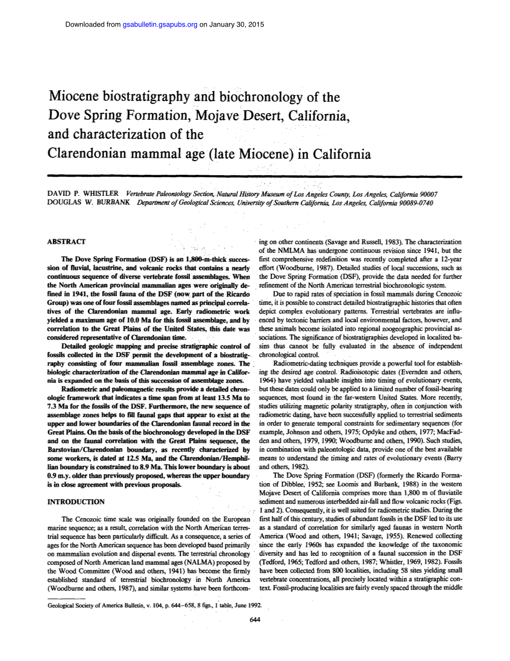 Whistler-Burbank Mojave Clarendonian GSAB 1992.Pdf