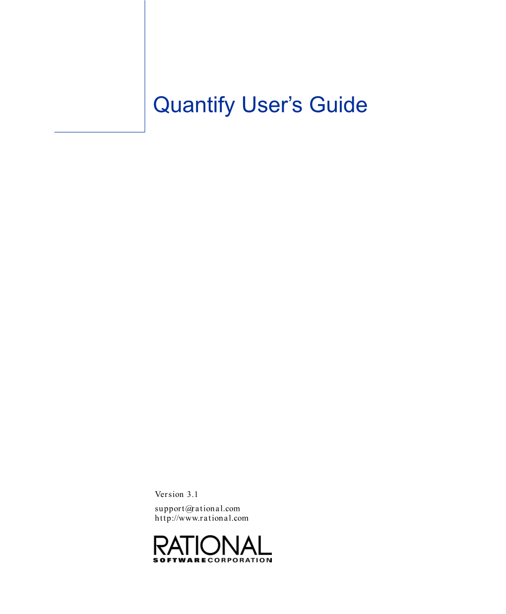 Quantify User's Guide