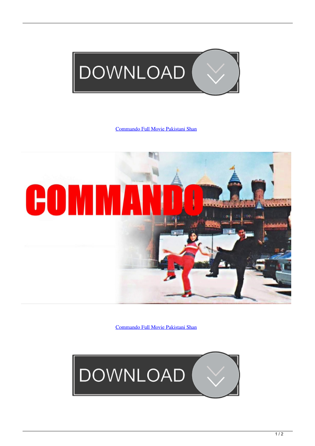 Commando Full Movie Pakistani Shan