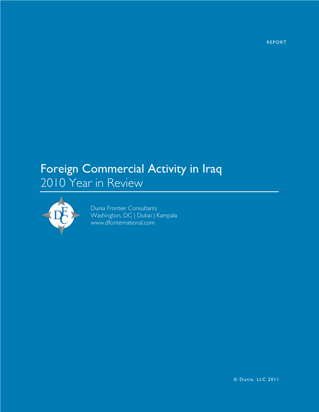 Foreign Commercial Activity in Iraq 2010 Year in Review