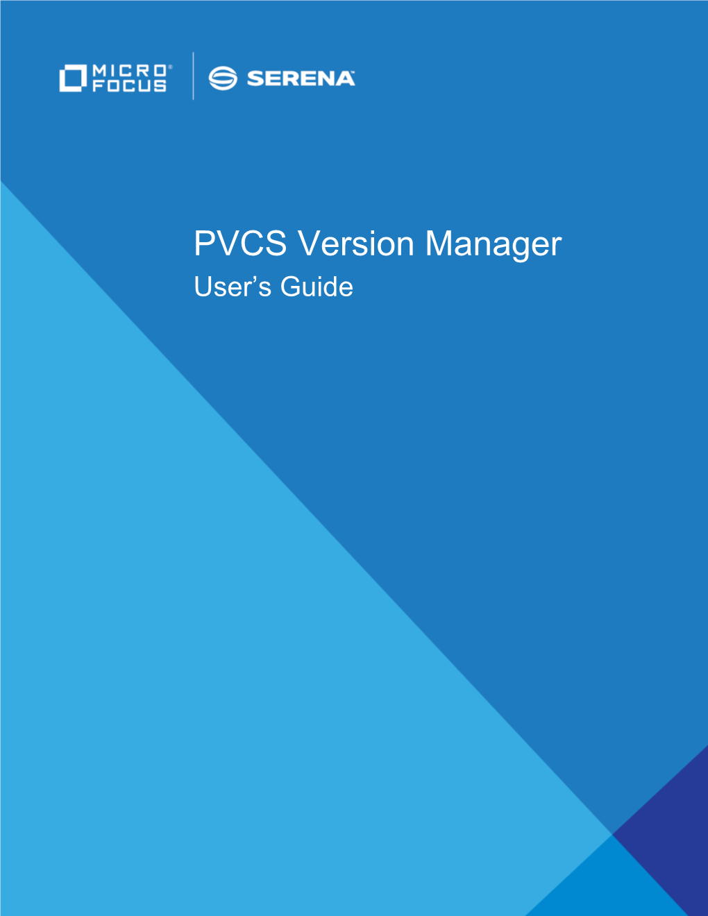 PVCS Version Manager User's Guide