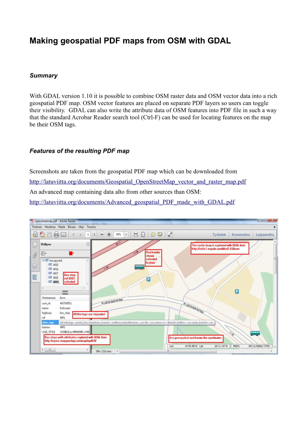 Making Geospatial PDF Maps from OSM with GDAL