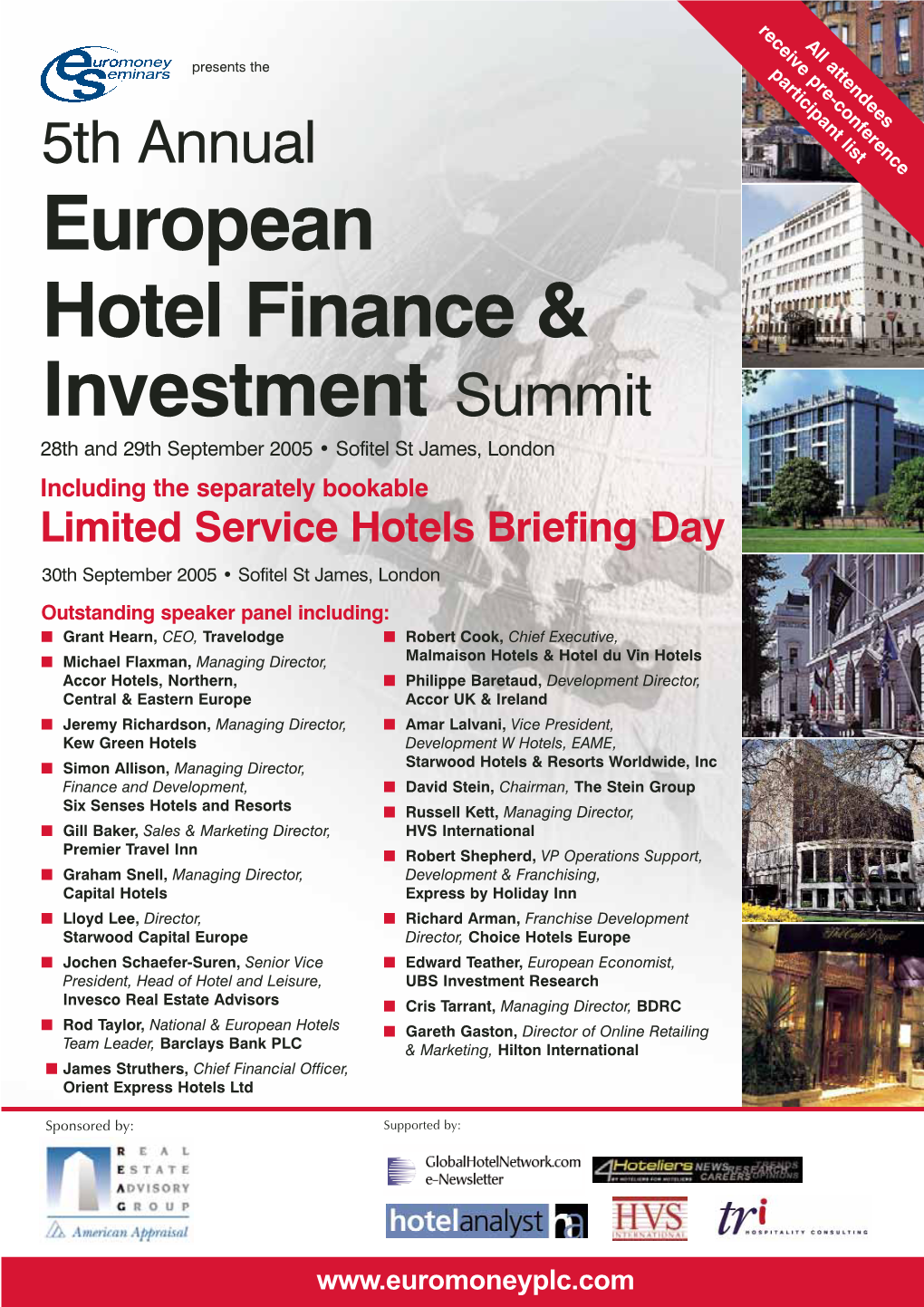 European Hotel Finance & Investment Summit