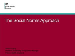 The Social Norms Approach