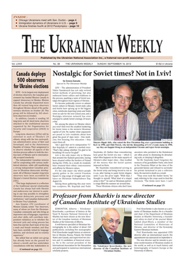 The Ukrainian Weekly 2012, No.38