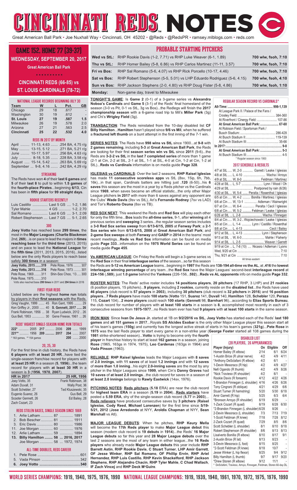 Game 152, Home 77 (39-37)