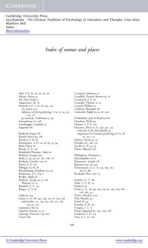 Index of Names and Places