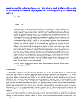 Axial Acoustic Radiation Force on Rigid Oblate and Prolate Spheroids in Bessel Vortex Beams of Progressive, Standing and Quasi-Standing Waves