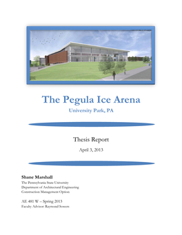 The Pegula Ice Arena University Park, PA