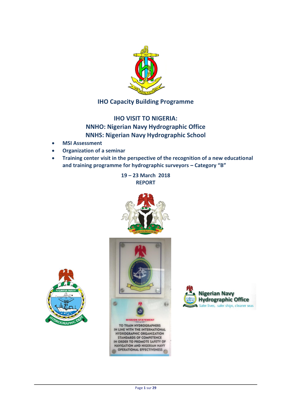 NNHO: Nigerian Navy Hydrographic Office NNHS