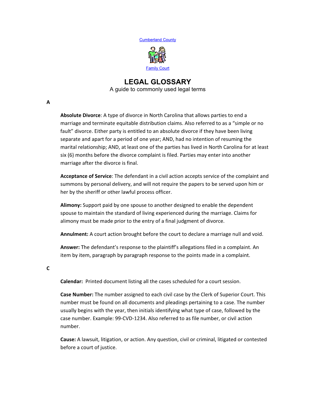 Legal Terms Glossary Pdf