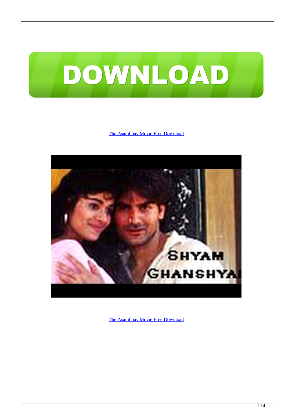 The Asambhav Movie Free Download