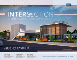 Intersection 800 – 818 S.Main Street, Downtown Las Vegas, Nv 89101