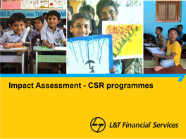 Impact Assessment - CSR Programmes Background, Scope and Objectives of the Study