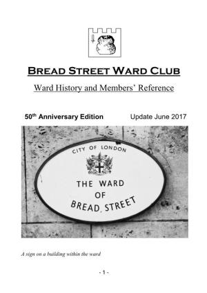 History of the Bread Street Ward Club