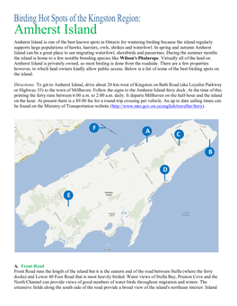 Amherst Island Guide