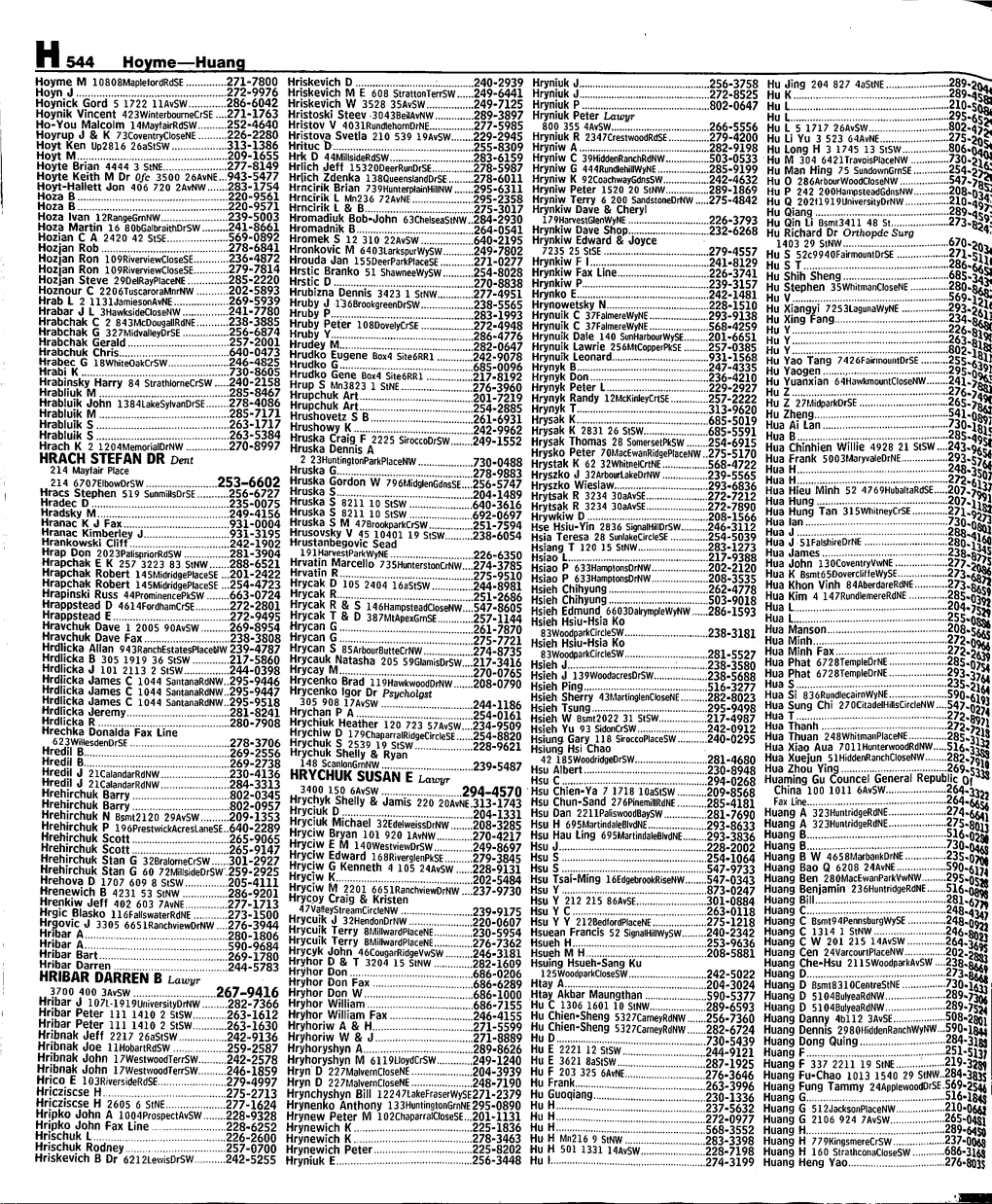 H 544 Hoyme—Huang