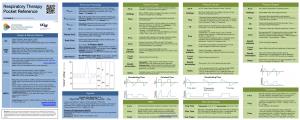 Respiratory Therapy Pocket Reference