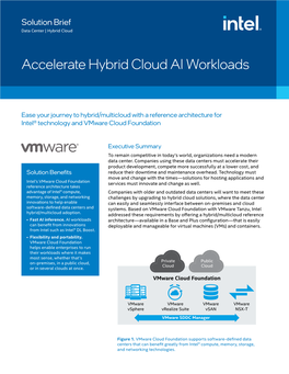 Accelerate Hybrid Cloud AI Workloads Solution Brief