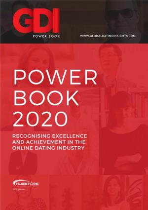 Power Book 2020 Recognising Excellence and Achievement in the Online Dating Industry