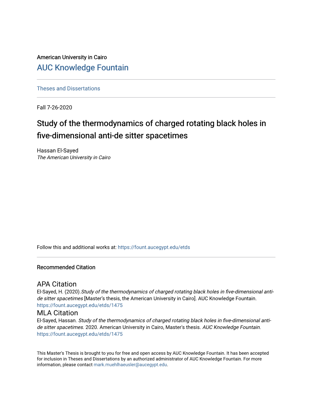 Study of the Thermodynamics of Charged Rotating Black Holes in Five-Dimensional Anti-De Sitter Spacetimes