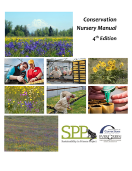 Conservation Nursery Manual 4Th Edition