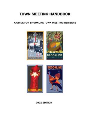 Town Meeting Handbook