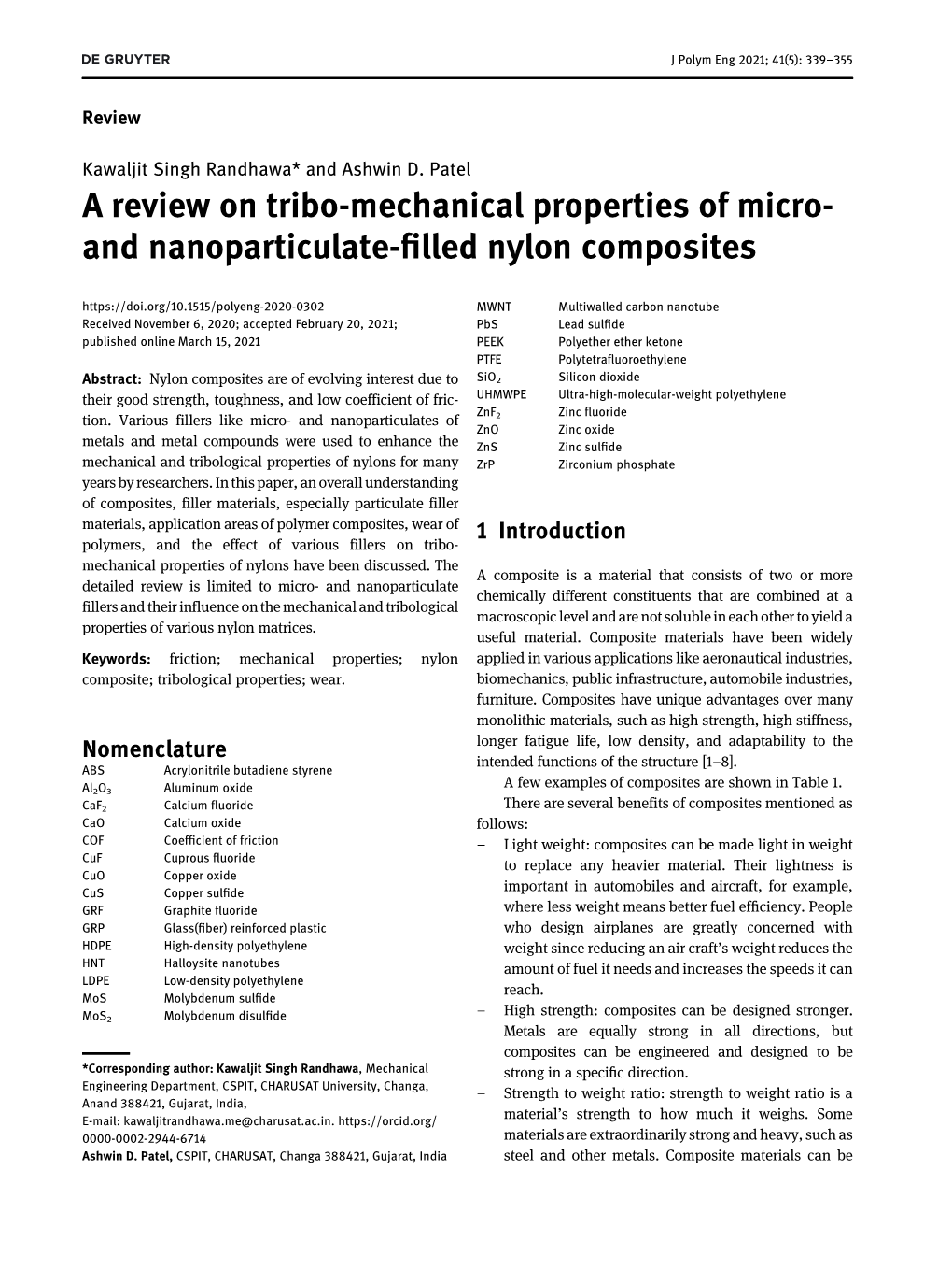 A Review on Tribo-Mechanical Properties of Micro-And