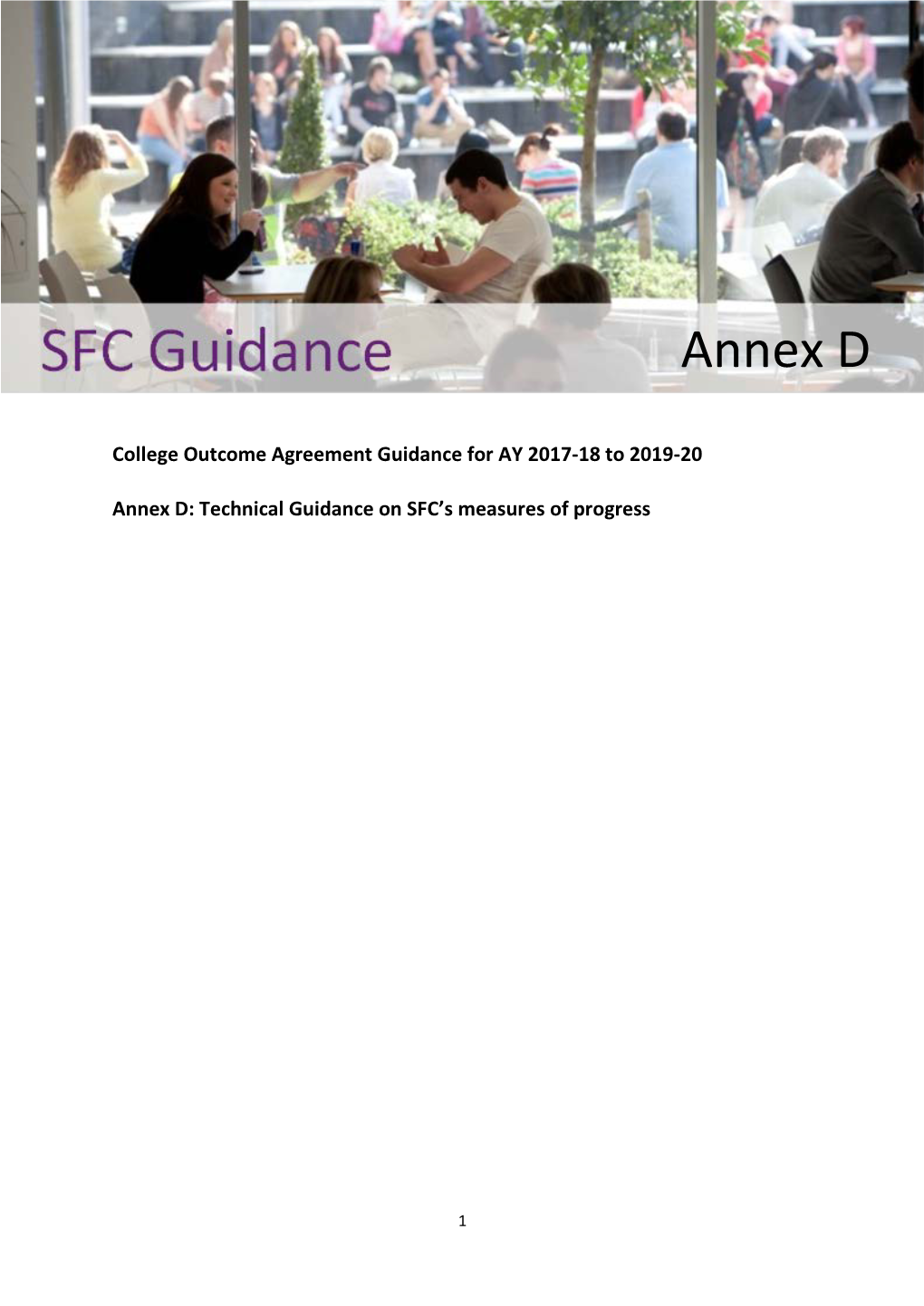 Technical Guidance on SFC’S Measures of Progress