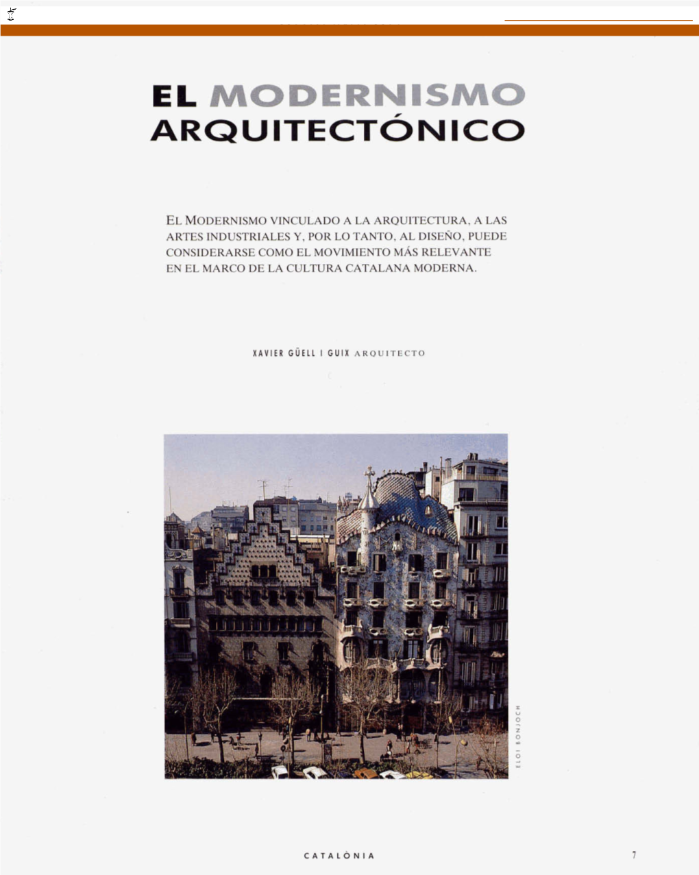 El Modernismo Arquitect~Nico