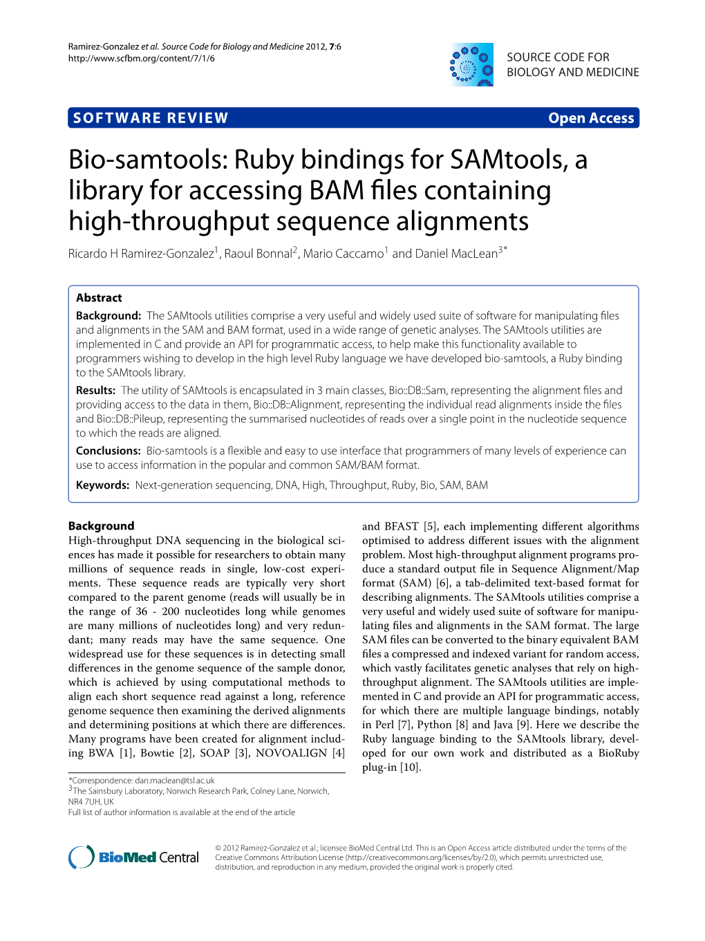 Bio-Samtools