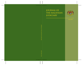 Journal of the Malaysian Judiciary